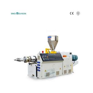 Customised HSJZ 65/132 Conical Twin Screw Extruder for Precise Production Needs