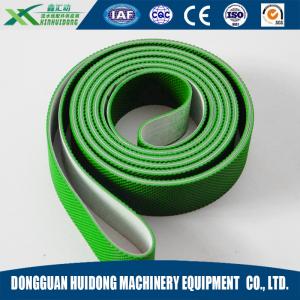 Green Rubber Conveyor Belt PVC Pattern Conveyor Belt Ribbed Custom Design