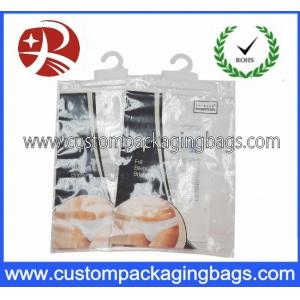 China Transparent Plastic Hanger Bags personalized For Underwear supplier