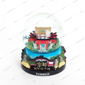 Japan Souvenirs Snow Globe Kyoto Four Seasons Tourism Gifts Hand Painting Resin Snow Globe For Japanese