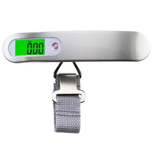 Mini balance de bagages électronique suspendue 50kg Écran LCD Balance numérique Matériau ABS en acier inoxydable OEM Petites balances suspendues