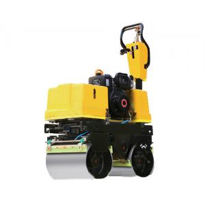 Automatic Controlled Mini Road Roller , Hydraulic Double Drum Vibratory Roller