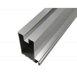 Anodized Wardrobe Aluminium Profile , Kitchen Door Handle Furniture Aluminum Profile