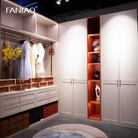 China European Style Customized Wardrobe Closet White Walk In Closet Design on sale