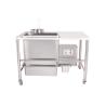 China Breading Table 304SUS Automatic Commercial Electric Chicken Breader Table wholesale