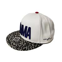 China ISO9001 Custom Snapback Caps 6 Panel Mens White And Black Sublimation 3d Embroidery on sale