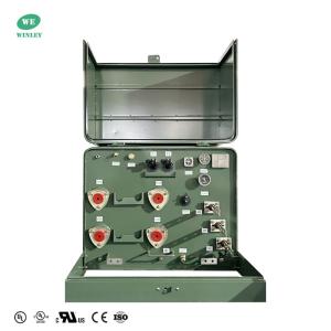 China UL/cUL認証サプライヤー 25Kva 単相パッド搭載トランスフォーマー 電源配給用 4160V から 120V wholesale