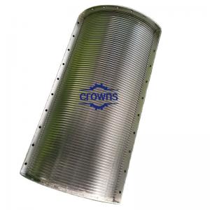 Stainless Steel Wedge Wire Curve Screen Flat Screen Panel For Fishpond filtration