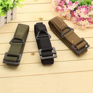 China 2015 fashion 48 Canvas Military Tactical Belts Black Slider Buckle 3 Colors belts for men supplier