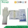 Natural Rubber Sterile Latex Surgical Gloves Powder Free For Operation