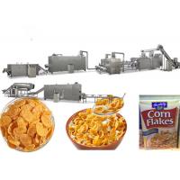 China ISO9001 Puffed Snack Food Corn Flakes Production Line on sale