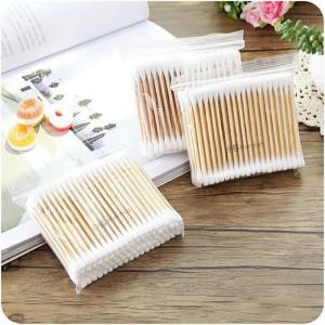 China Good Softness Medical Cotton Swab , Hygiene 100% Cotton Tipped Swabs supplier