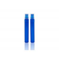 China 5ml 8ml 10ml Frosted Spray Bottle Blue Pen Shape Plastic Perfume Atomizer on sale