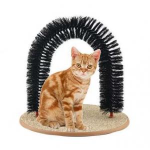 Arch Bristle Ring Pet Cleaning Brush Self Grooming For Controlling Shedding