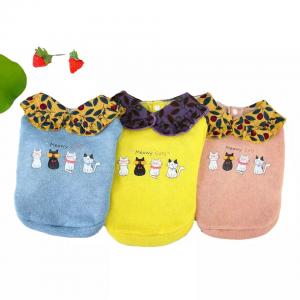 Luxury Classic Wool Fabric Pet Two - Legged Knit Puppy Dog Cat Sweater Winter Pet Apparel Dog Clothes With Anima Pattern