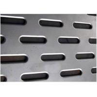 China 2mm Thick Slot Hole SS304 Perforated Steel Panel For Decoration on sale