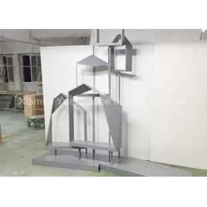China Custom House Shape Metal Decorations Crafts Bag Display Rack For Home Decoration supplier