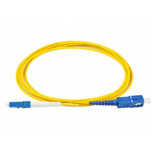 China SC to LC Single Fiber Optic Patch Cord 2.0mm LSZH 9/125 Single Mode 5 Meters supplier