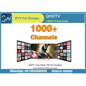 HD IPTV Subscription QHDTV 1Year in Arabic French Channels