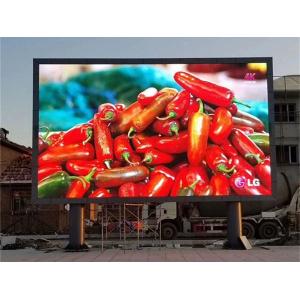 China DVI Outdoor LED Digital Display Board P6 IP65 High Contrast Ratio supplier