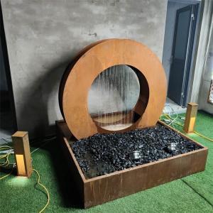 SGS Corten Steel Water Feature D 1500mm Round Water Table