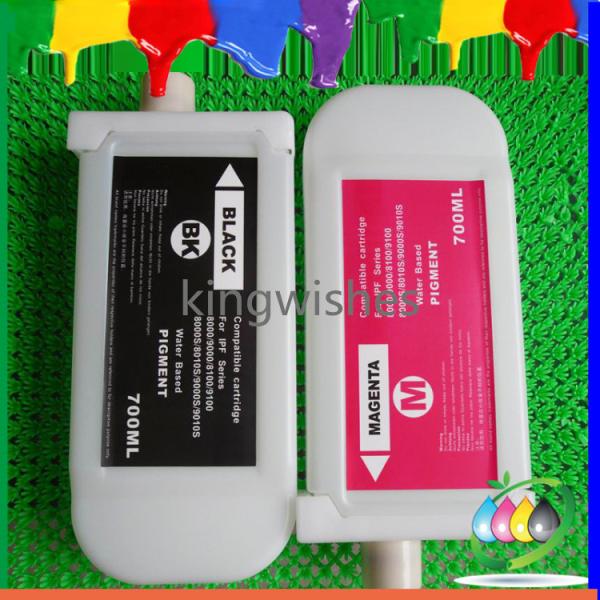 cartucho de tinta recargable para el cartucho de tinta del formato grande de Canon IPF8000S IPF8010S con el microprocesador