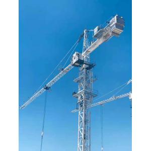 China Topkit Jib 50 Meters 6ton Construction Tower Crane With Telescoping Cage supplier