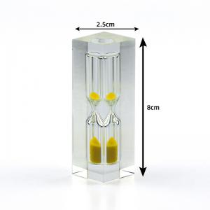 Clear Acrylic Hourglass 2 Hour Sand Timer For Home Pendulum