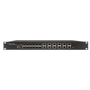 China 12sfp Hardened Industrial Managed Switch Poe Switch 24port 12RJ45 supplier