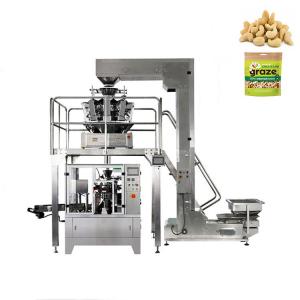 China 304SS Frame Cashew Nut Premade Bag Multihead Weigher Packing Machine 50bags/Min supplier