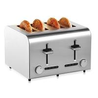 China Stainless Steel Housing Pop Up 4 Slice Toaster Bread Centering on sale