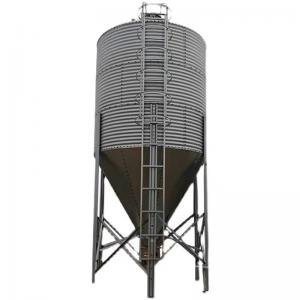 Silo Grain Bin For Livestock Feeding 275g Sqm Zinc Coated Feed