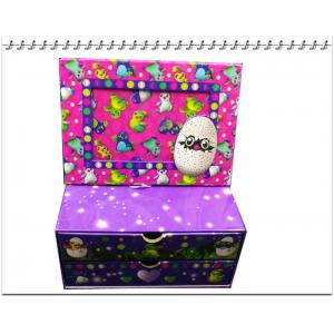 China 2 Tier colorfull Jewellery Trinket Box with Picture Frame Top for Kids supplier