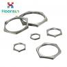 China Electroplating EMC Cable Gland Locknut IP54 With Electrical Fittings wholesale