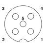 China SACC-M12FSB-5CON-PG9 SH AU Conector de datos 1507777 y duradero para necesidades industriales wholesale