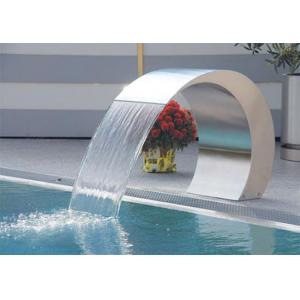 China SPA Swimming Pool Accessories Massage Equipment Stainless Steel Complete Set Waterfall Fountain supplier