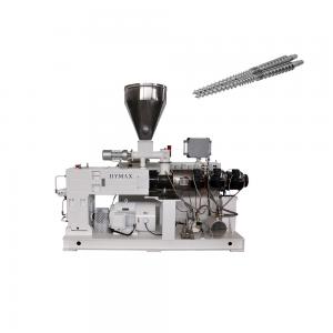 China Double Screw Clay Extruder 110kg/h 45/100mm Small Plastic Machine supplier