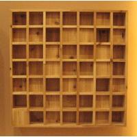 China Square / Cubic Pattern Ceiling Acoustic Diffuser / Wood Diffuser Panel on sale