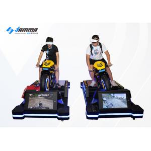 China Card Payment 9D Racing Equipment VR Motorcycle Simulator With Deepoon Glasses supplier