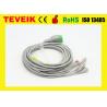 Teveik Factory Reusable GE Marquette 5 leads 11pin ECG Cable For Patient Monitor
