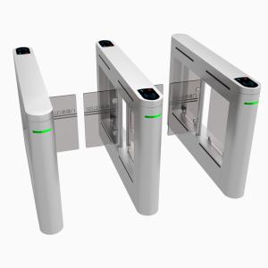 China TCP/IP Communication Interface High Speed Gate Turnstile with Biometric Access Control and Card Reader 1400×160×1000m wholesale