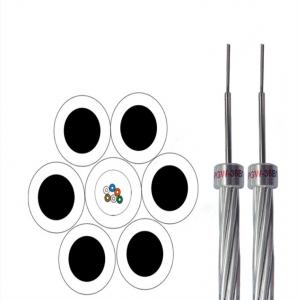 Overhead Ground Wire OPGW Cable Aluminum Clad Steel Wire Optical Fiber OPGW Cable