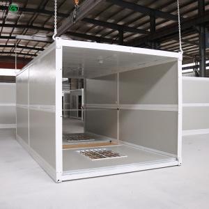 China Shockproof Stainless Steel Prefab Folding Container House Prefabricated Classrooms Fire Resistance supplier