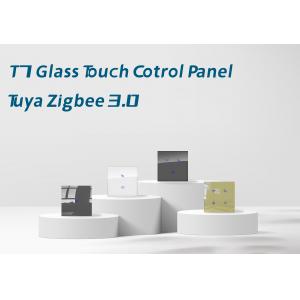 Tuya Zigbee 3.0 Light Switch Touch Panel 240V AC White Tempered Glass