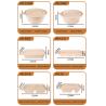 China Cajas portátiles biodegradables para alimentos con impresión UV personalizables wholesale