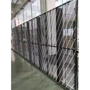 Lightweight High Resolution Transparent Glass LED Screen Wide Viewing Angle