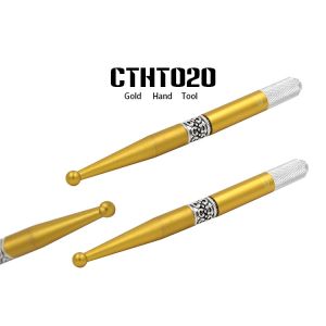 China 金色の Microblading の Handtool の眉毛の入れ墨の永久的な構造のペン supplier