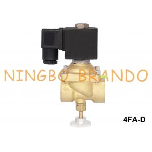 1'' Brass Solenoid Valve For LPG Natural Gas Coal Gas 24V DC 220V AC