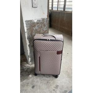 4 Wheels PU Luggage Bag Lightweight Practical Luxury Leather