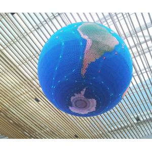 High Definition Flexible P4 SMD Curved Led Video Ball Indoor Led Advertising Screen For Museum